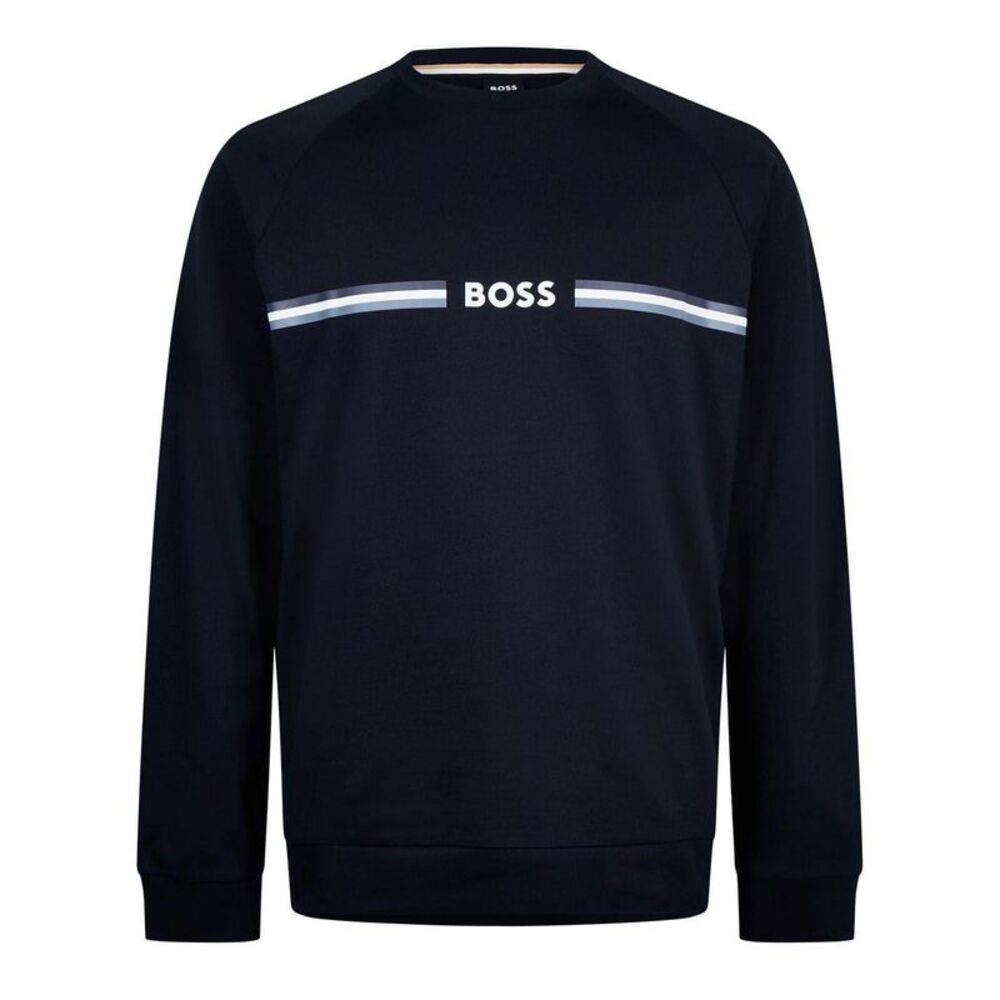 Boss Mens Crew Neck Sweatshirt / Navy